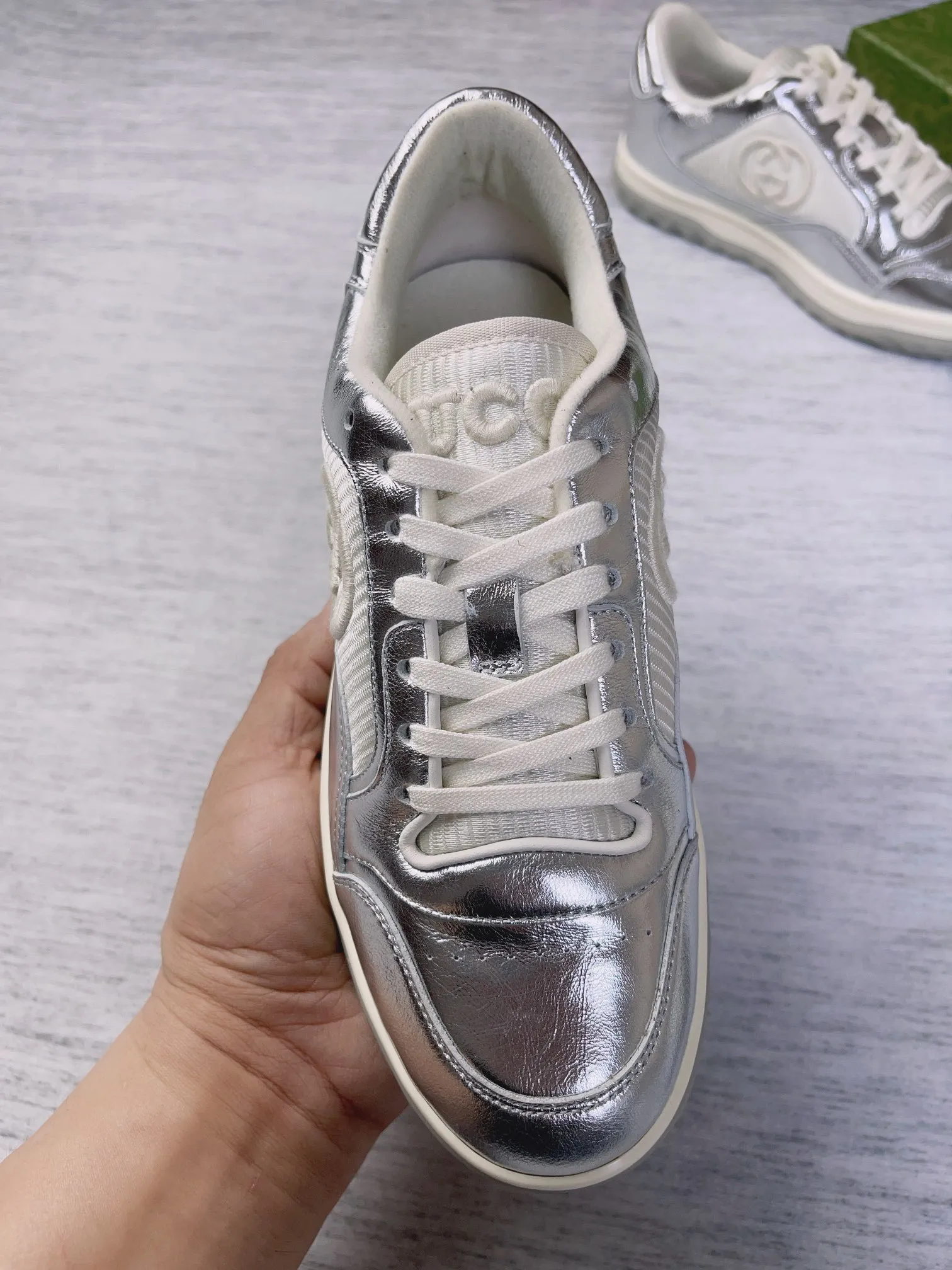 👟👟Ex-factory price 600👟👟 👑The top version of Gucci's latest popular MAC80 sneakers on the market, women's 35-40, men's 39-45 👏👏👏Welcome all bosses to compare and provide guidance...